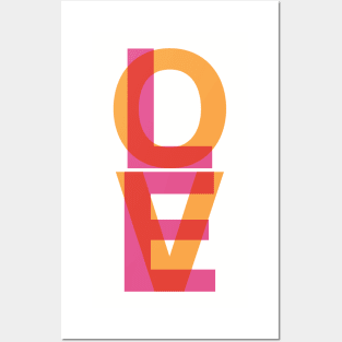 Vibrant Love Design Posters and Art